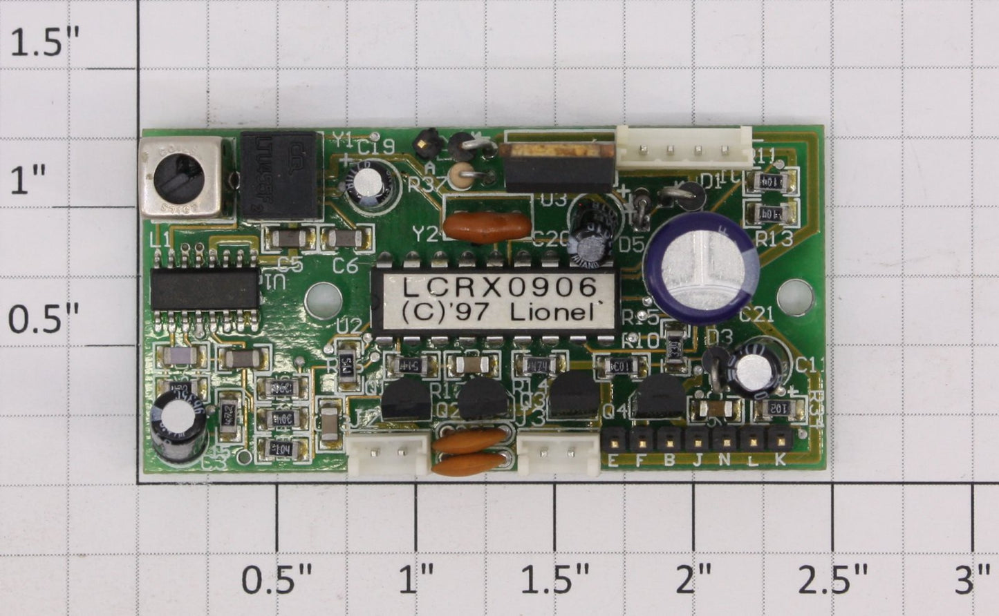 Lionel 691974900E LCRX PCB Circuit Board Reworked for Consist