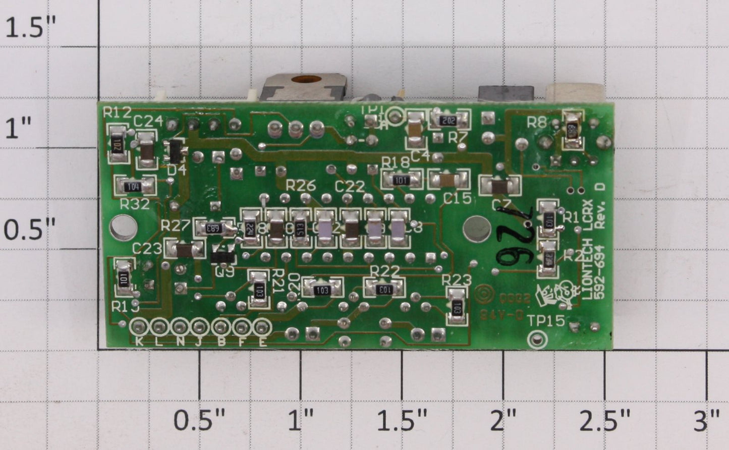 Lionel 691974900E LCRX PCB Circuit Board Reworked for Consist