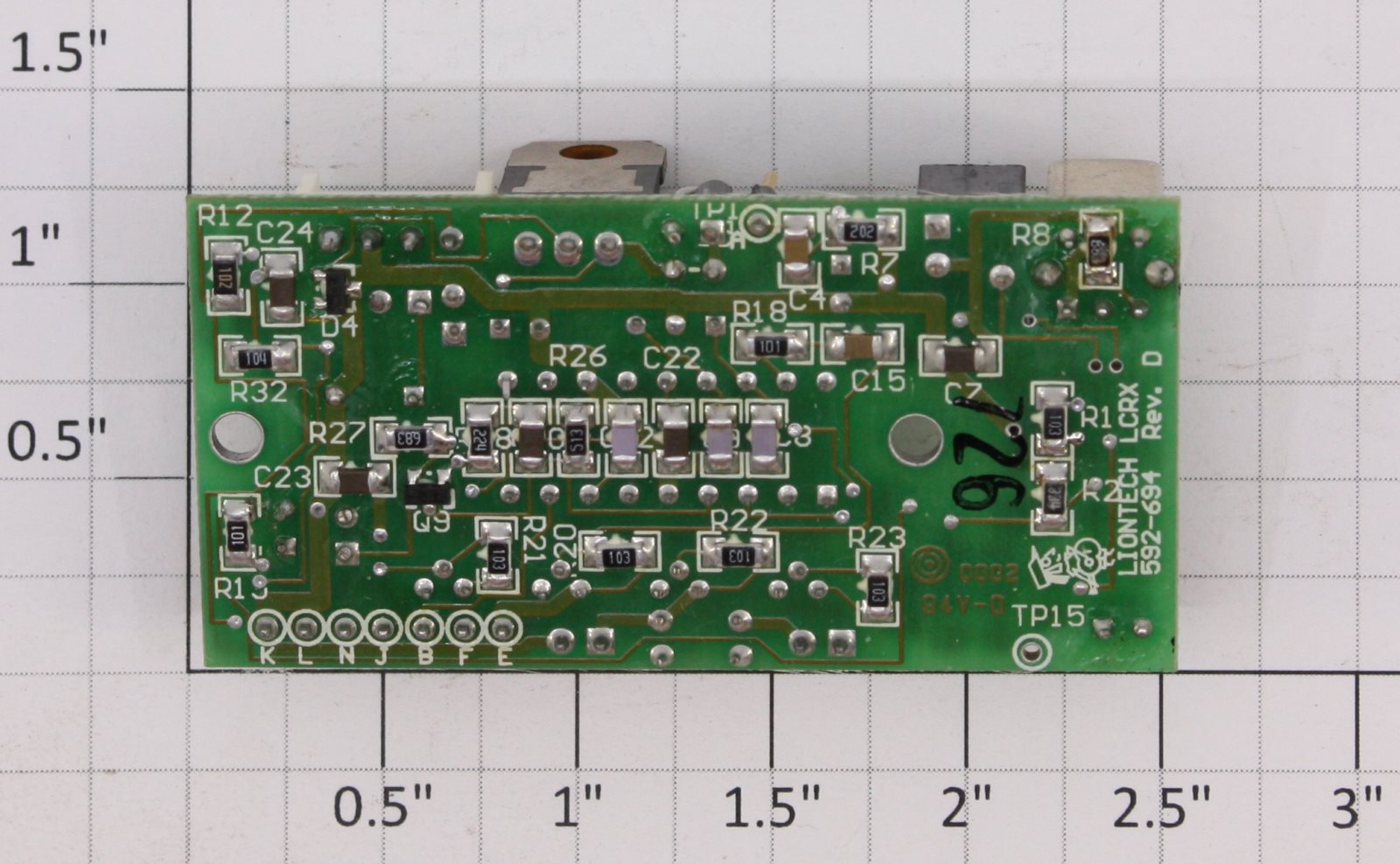 Lionel 691974900E LCRX PCB Circuit Board Reworked for Consist