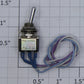 Acme MST105D SPDT Mini ON/ON Toggle Switch 5A @ 115VAC with Wire