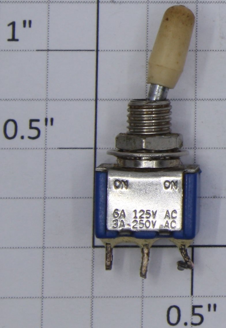 Acme 55TA1 SPDT Mini Momentary ON/ON Toggle Switch 6A @ 125VAC