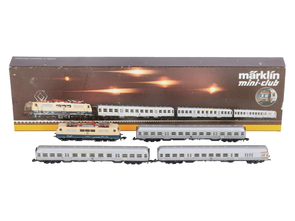 Marklin 8101 Mini-Club Z Gauge Electric Passenger Train Set LN/Box