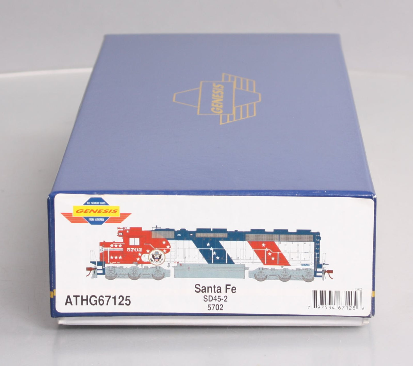 Athearn G67125 HO Santa Fe Bicentennial SD45-2 Diesel Locomotive #5702