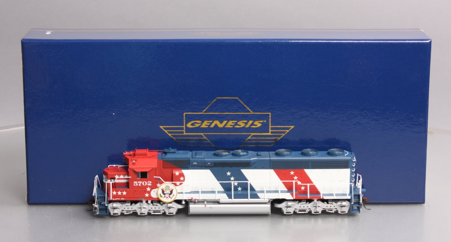 Athearn G67125 HO Santa Fe Bicentennial SD45-2 Diesel Locomotive #5702