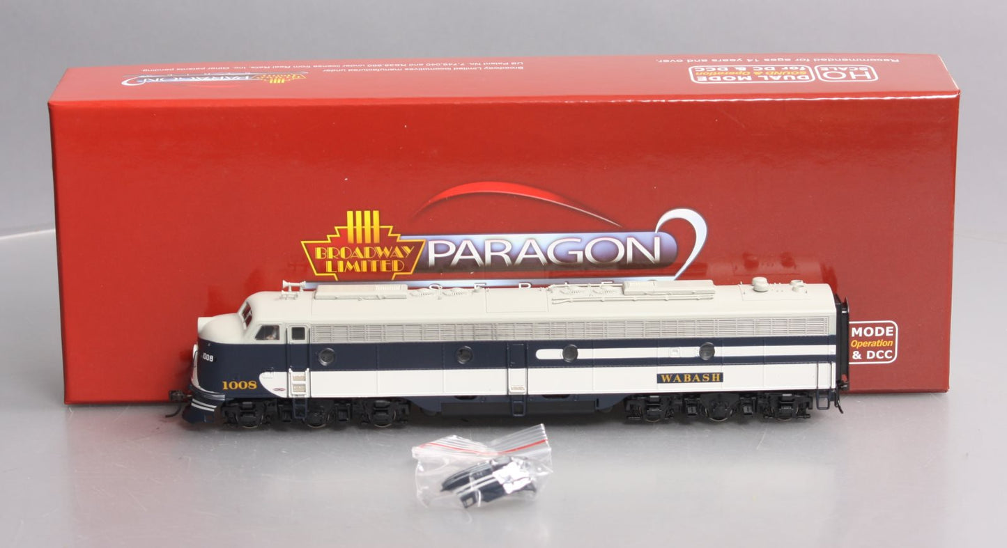 Broadway Limited 2758 HO Wabash EMD E8A with Sound& DCC Paragon2™ #1008
