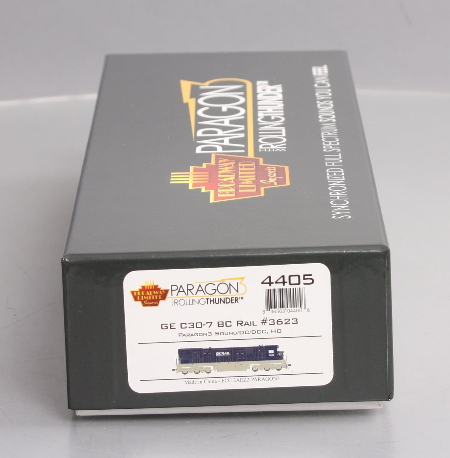 Broadway Limited 4405 HO BC Rail GE C30-7 Paragon3 Sound/DC/DCC #3623