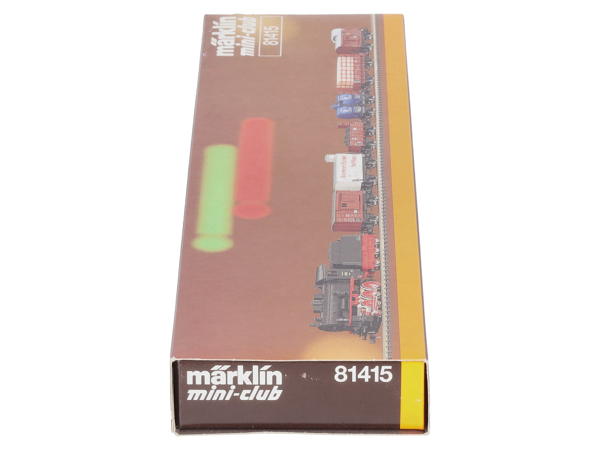 Marklin 81415 Mini-Club Z Gauge Steam Freight Train Set LN/Box