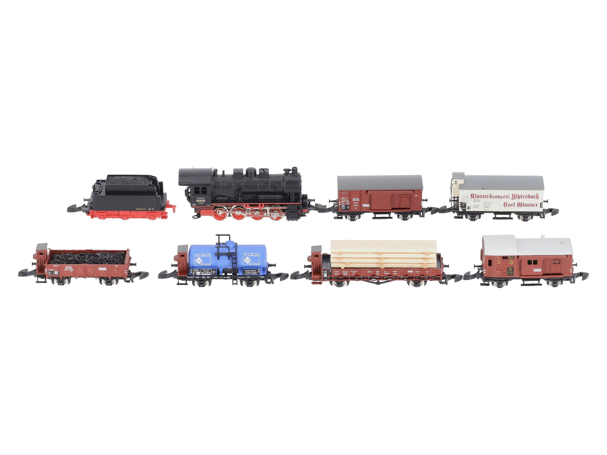 Marklin 81415 Mini-Club Z Gauge Steam Freight Train Set LN/Box