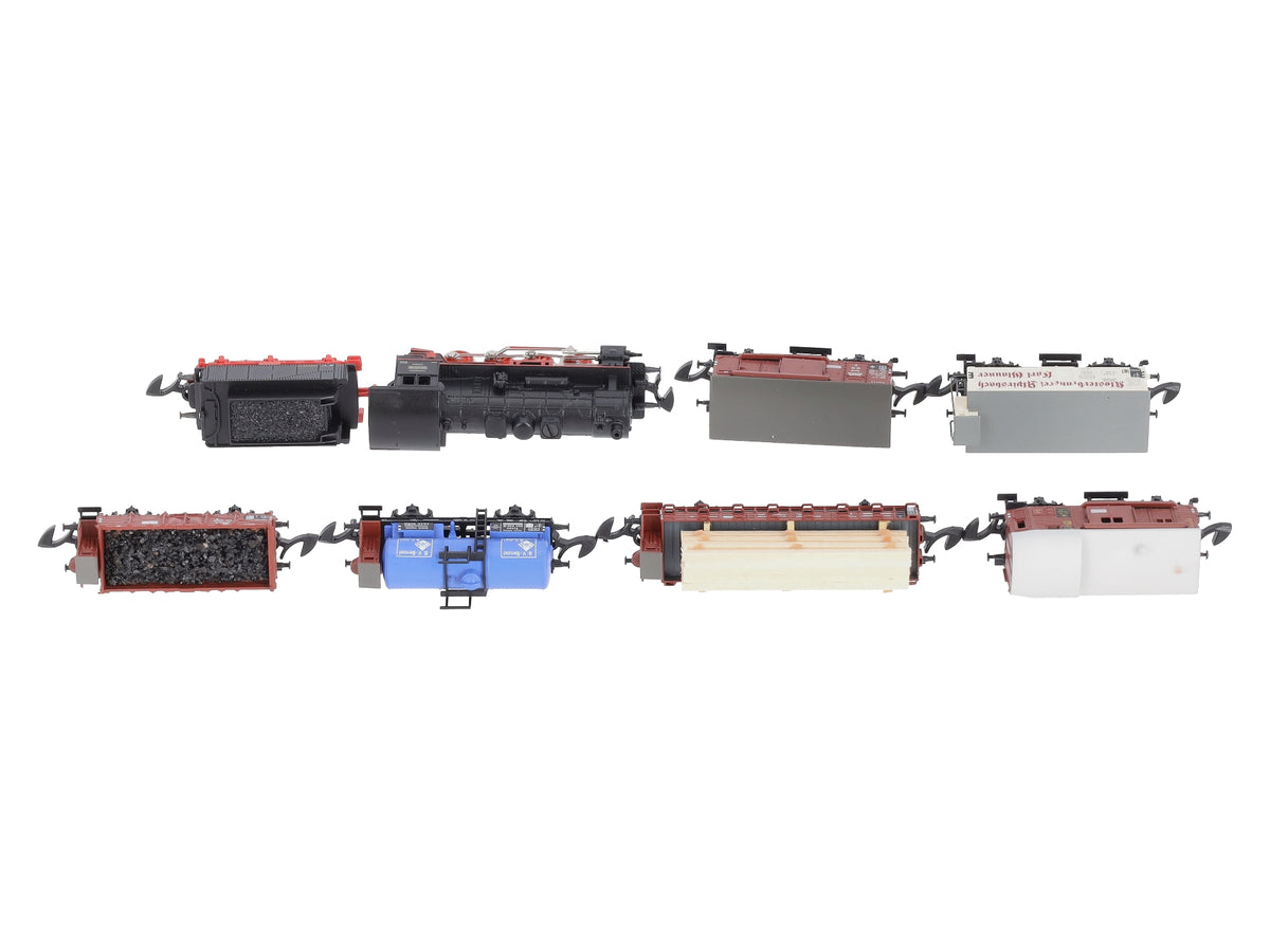 Marklin 81415 Mini-Club Z Gauge Steam Freight Train Set LN/Box