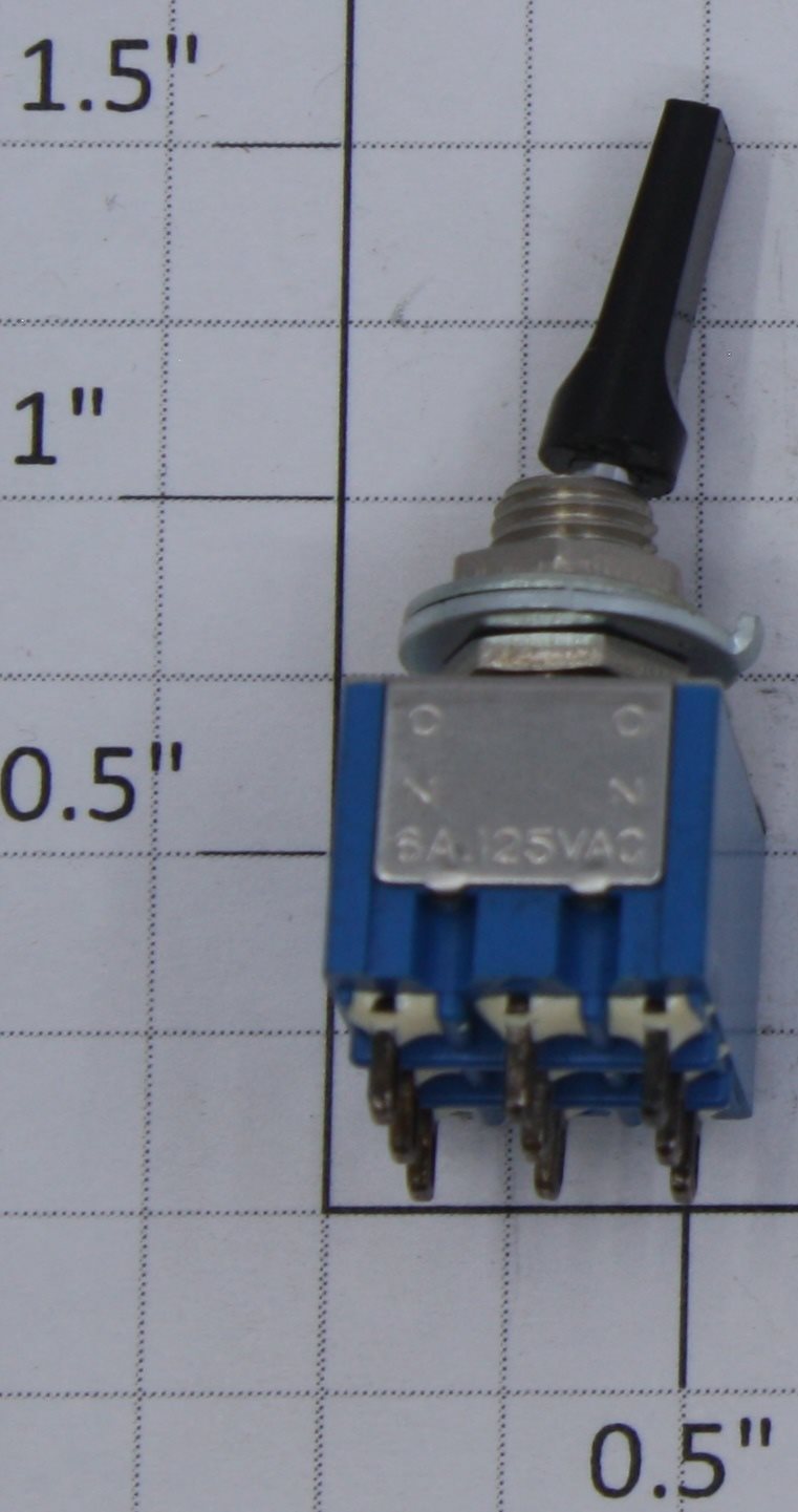 Acme MS-500M On/On 9 Terminal Mini Duckbill Toggle Switch