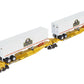 American Flyer 6-48493 S Scale Southern Pacific T.T.U.X Flatcar With Trailers NIB