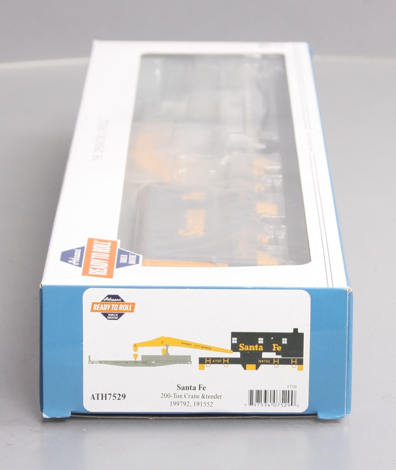 Athearn 7529 HO Santa Fe RTR 200-Ton Crane with Tender