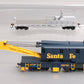 Athearn 7529 HO Santa Fe RTR 200-Ton Crane with Tender