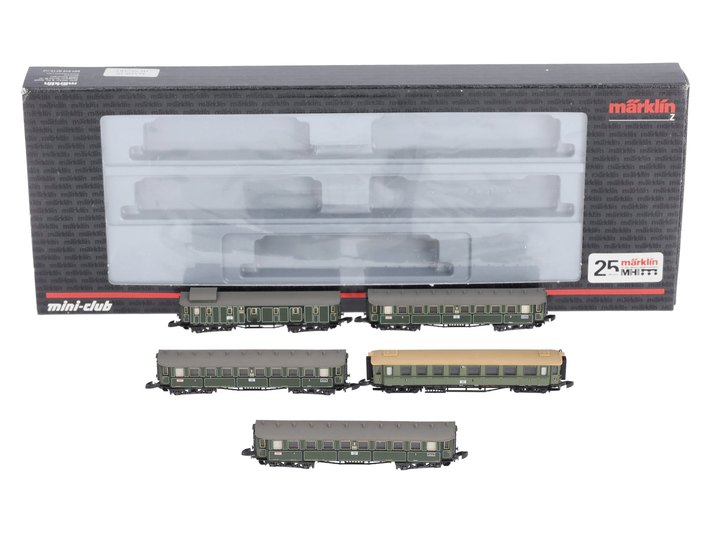 Marklin 87321 Z K.Bay.Sts.B. Express Passenger Car Set (Set of 5)