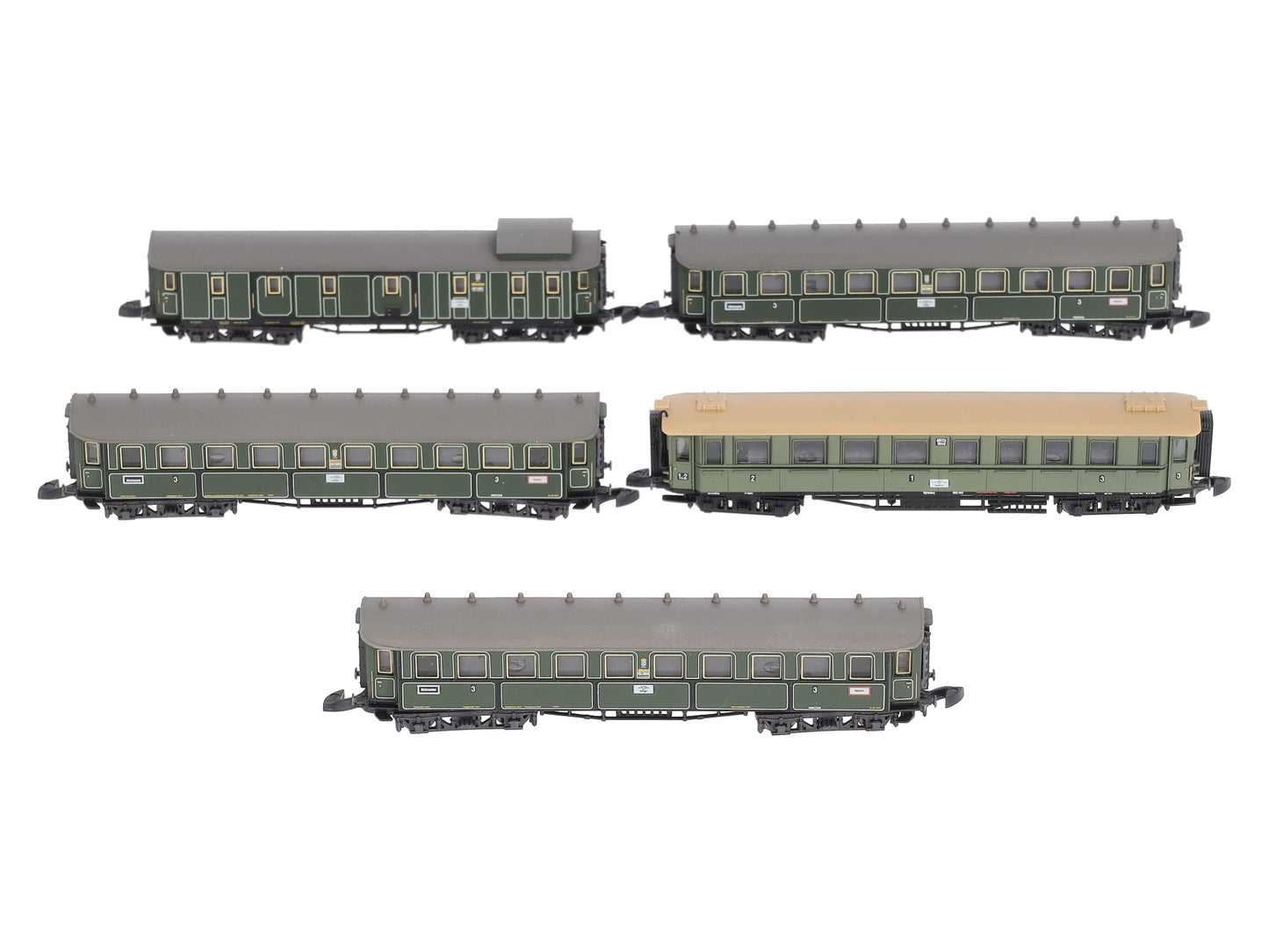 Marklin 87321 Z K.Bay.Sts.B. Express Passenger Car Set (Set of 5)