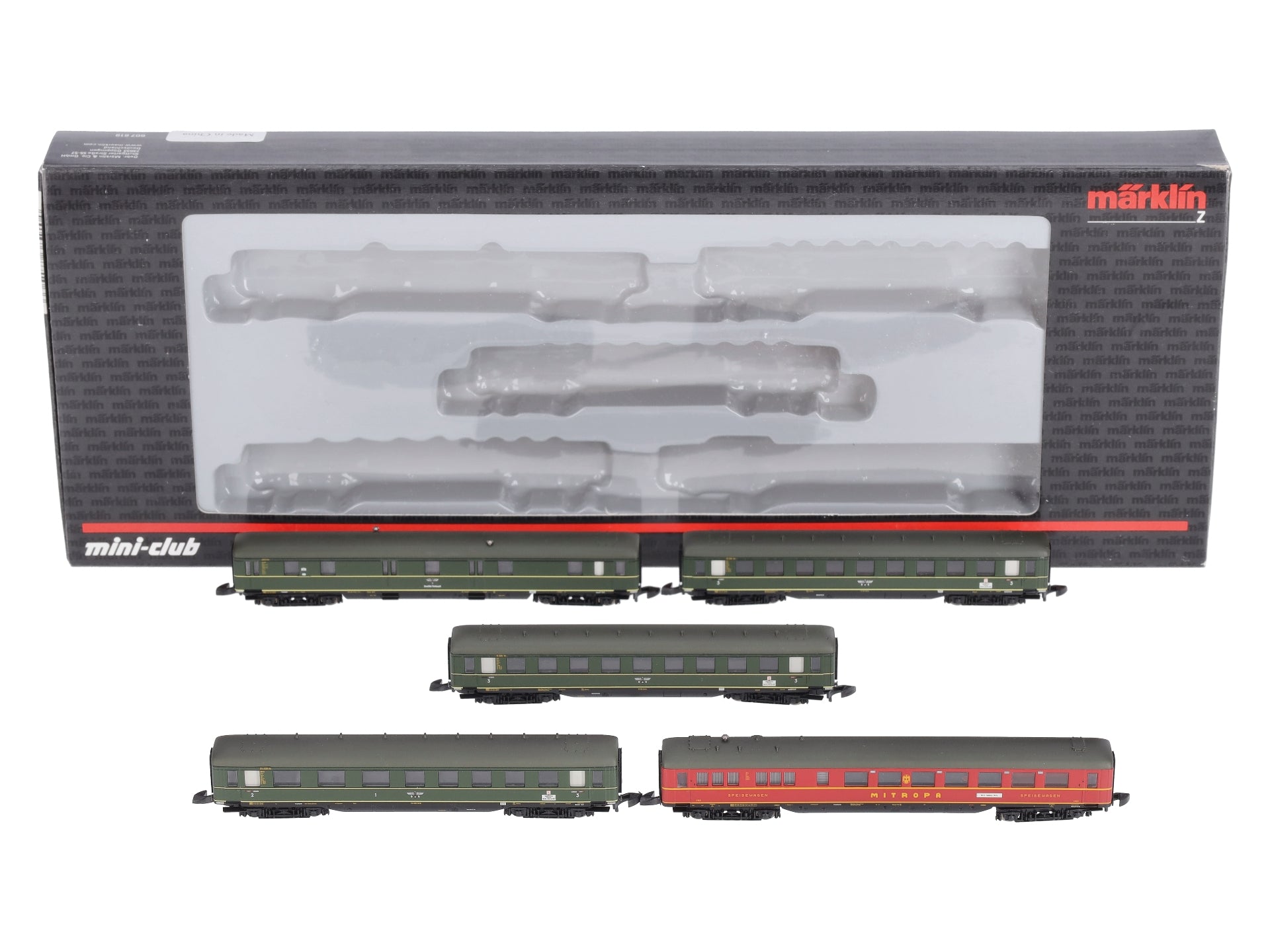 Marklin 87106 Z Scale DR Express Passenger Set (Set of 5)