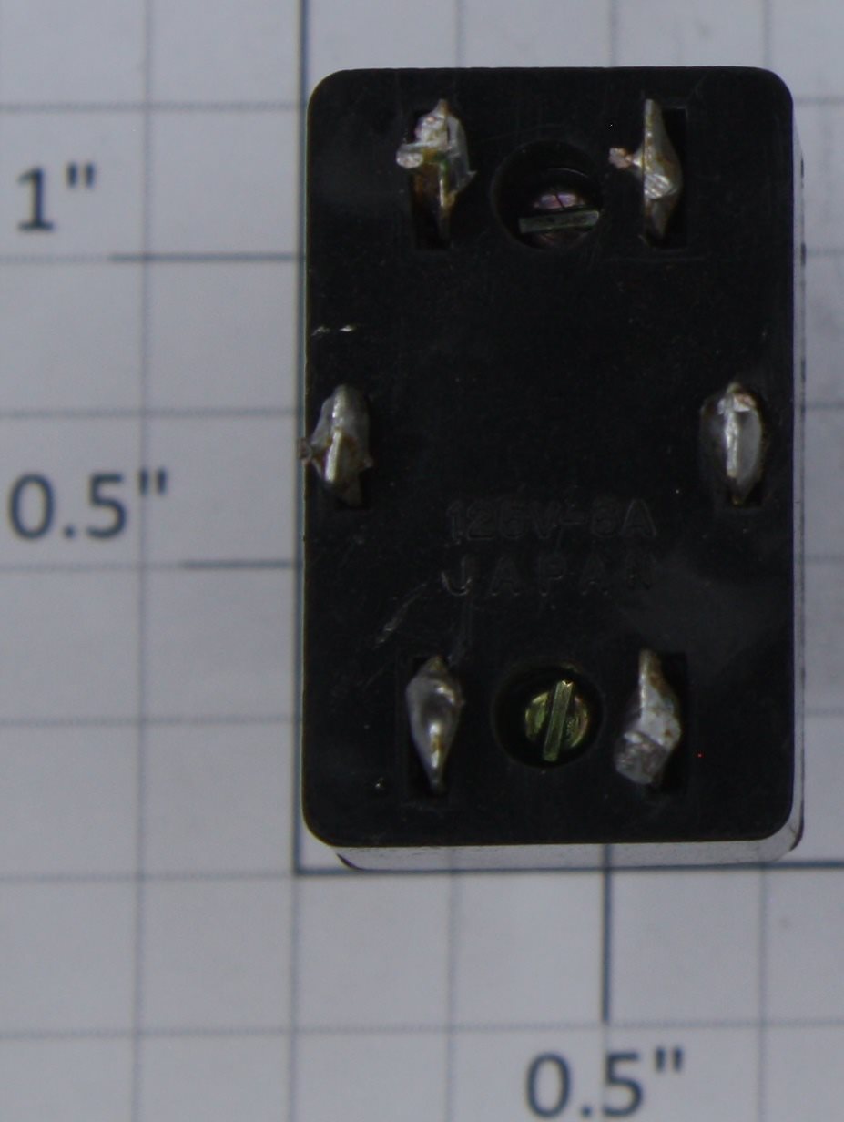 Acme 1010-03 DPDT On/Off Toggle Switch with Solder Terminals 3A @ 125VAC