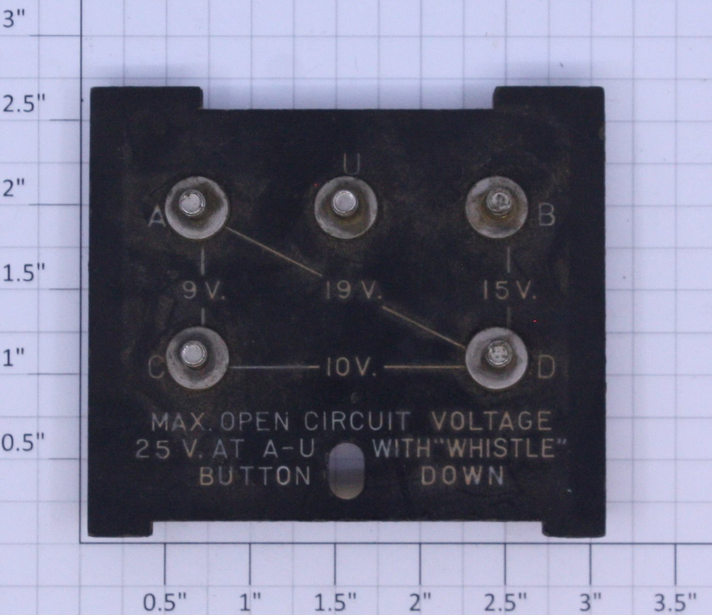 Lionel RW-10 Replacement Type "RW" Transformer Terminal Plate Assembly with Wire