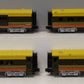 MTH 30-6703 O Seaboard Rail King 60' Streamlined ABS Passenger (Set of 4) LN/Box
