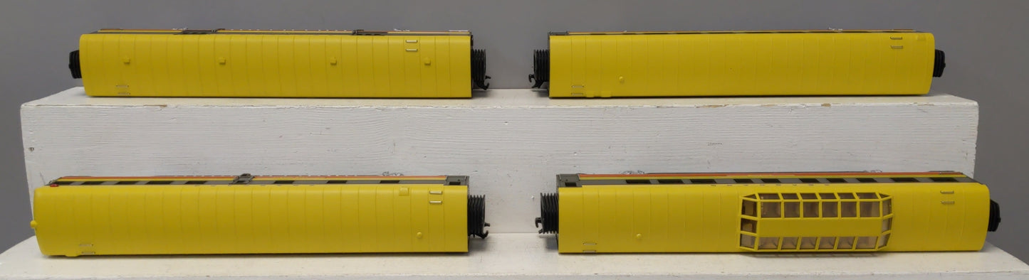 MTH 30-6703 O Seaboard Rail King 60' Streamlined ABS Passenger (Set of 4) NIB