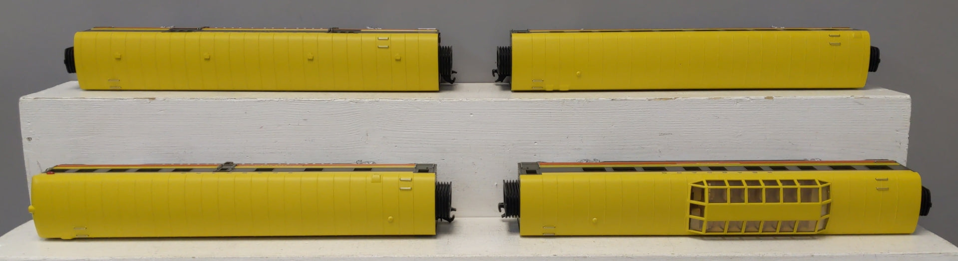 MTH 30-6703 O Seaboard Rail King 60' Streamlined ABS Passenger (Set of 4) NIB