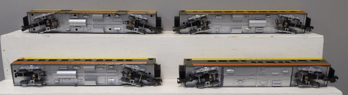 MTH 30-6703 O Seaboard Rail King 60' Streamlined ABS Passenger (Set of 4) LN/Box