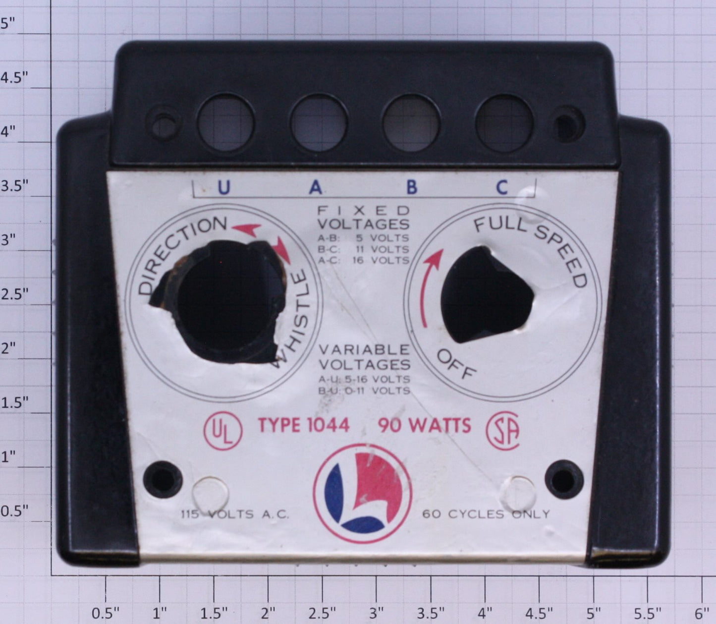 Lionel 1044-3 Type 1044 Transformer Case with Nameplate