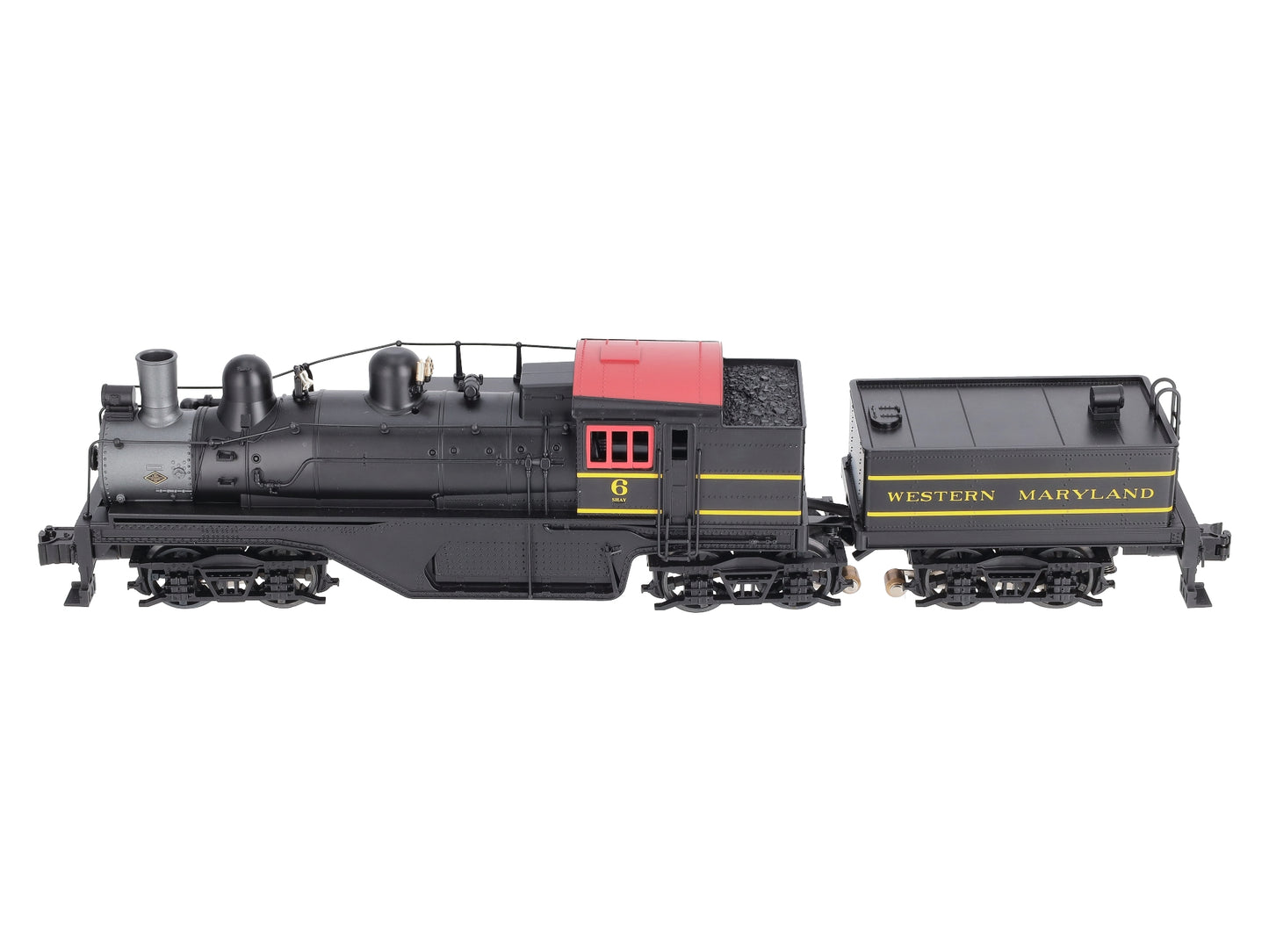 Lionel 6-84239 O Western Maryland BTO 3-Truck Shay Steam Locomotive #6