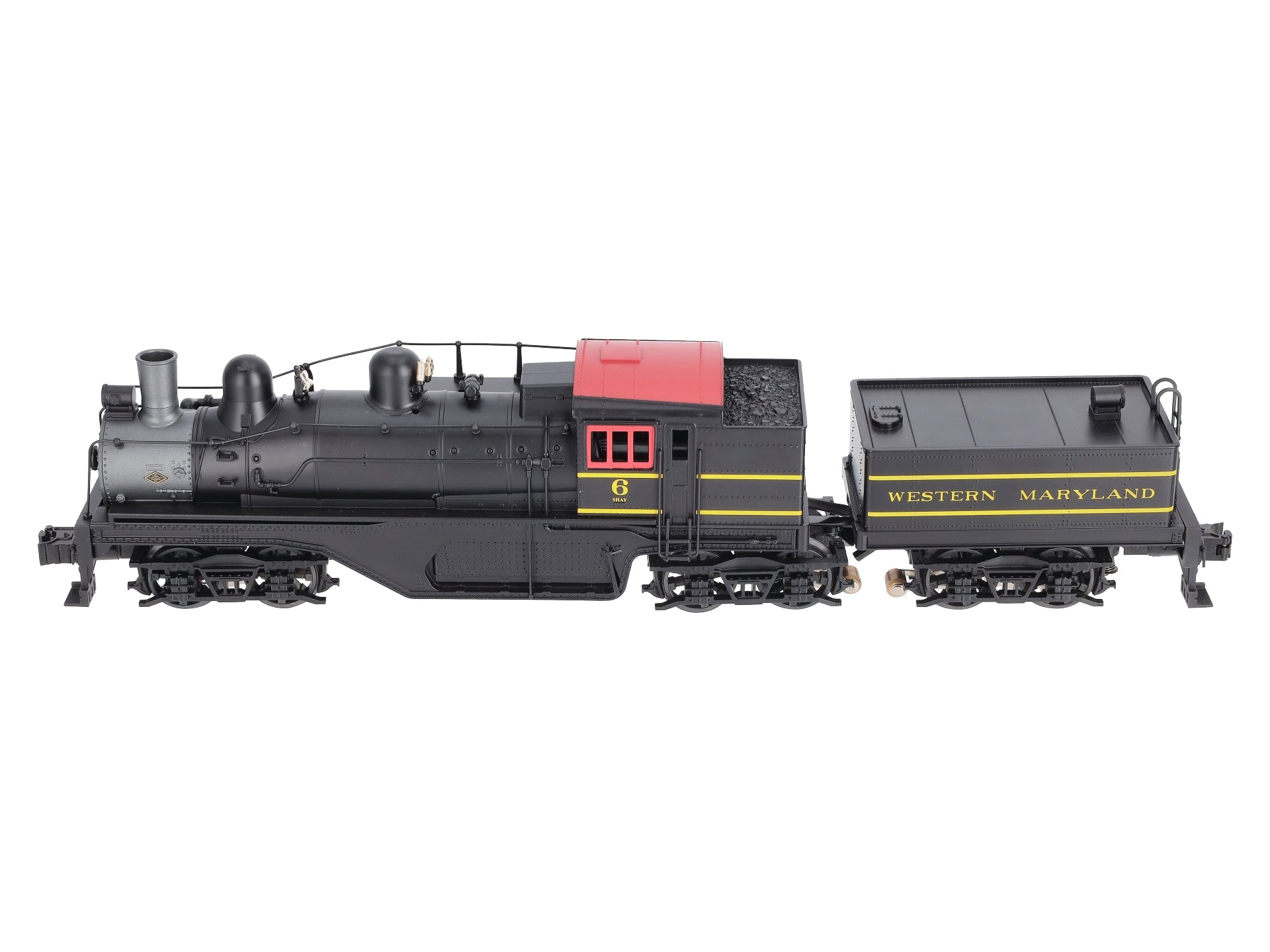 Lionel 6-84239 O Western Maryland BTO 3-Truck Shay Steam Locomotive #6