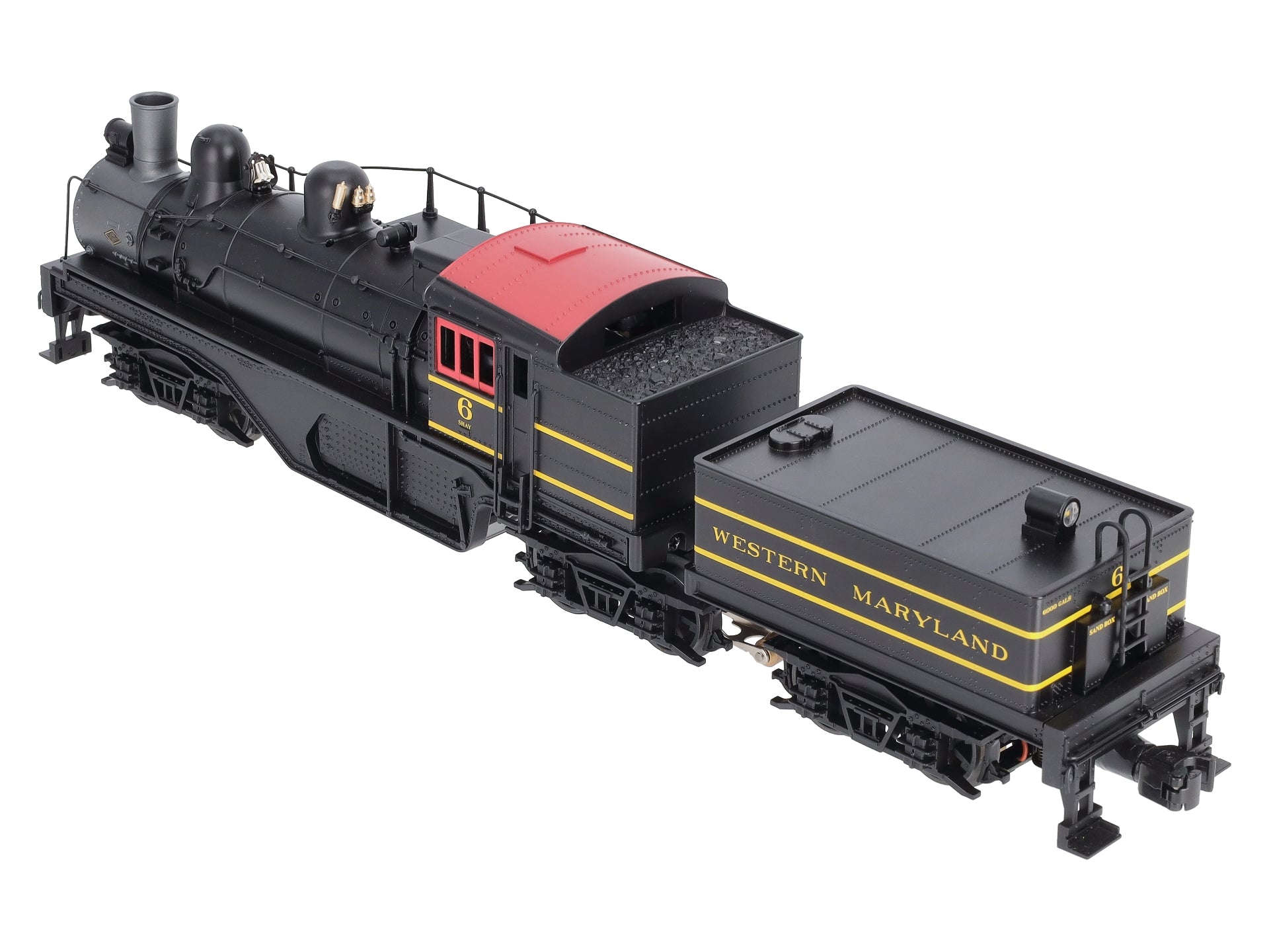 Lionel 6-84239 O Western Maryland BTO 3-Truck Shay Steam Locomotive #6