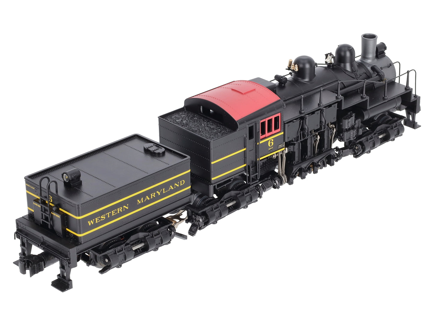 Lionel 6-84239 O Western Maryland BTO 3-Truck Shay Steam Locomotive #6