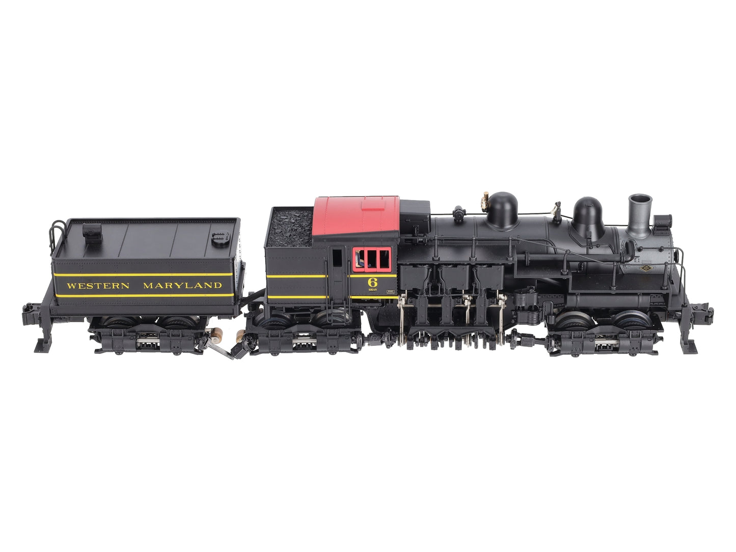 Lionel 6-84239 O Western Maryland BTO 3-Truck Shay Steam Locomotive #6