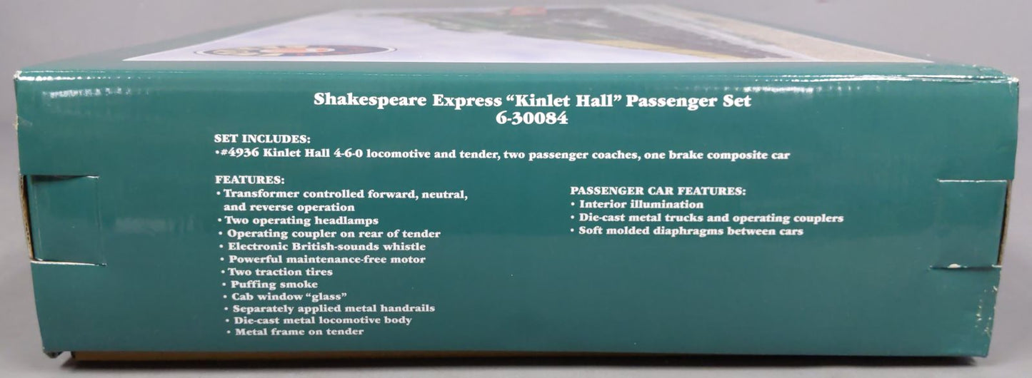 Lionel 6-30084 O Gauge Shakespeare Express Kinlet Hall Steam Train Set