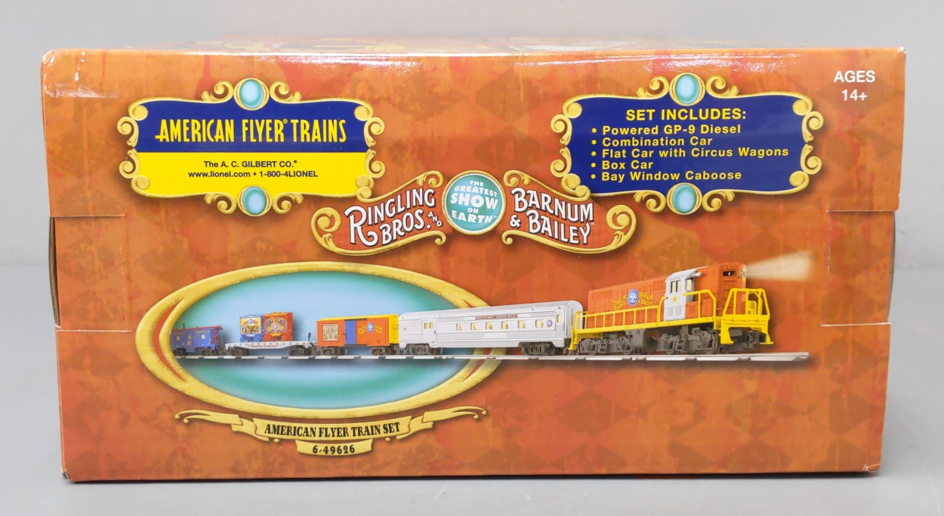 American Flyer 6-49626 Ringling Bros. Circus S Gauge Diesel Train