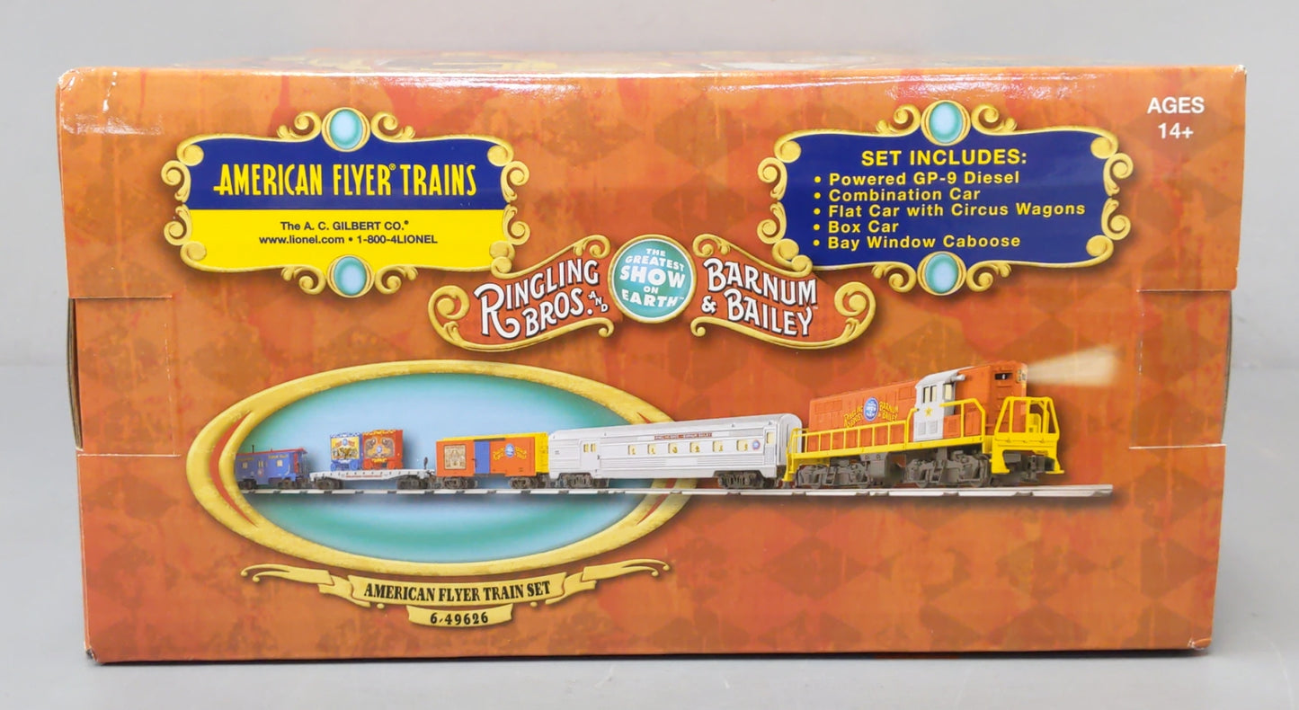 American Flyer 6-49626 Ringling Bros. Circus S Gauge Diesel Train Set NIB