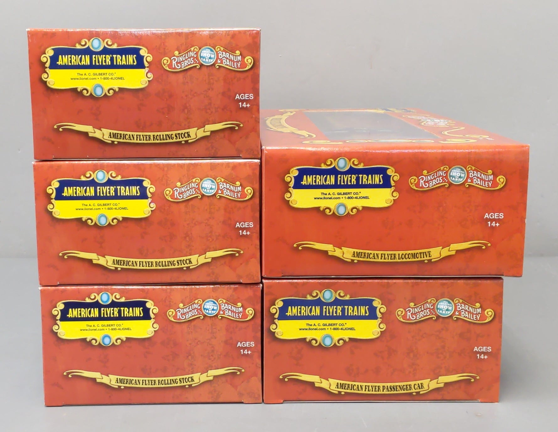 American Flyer 6-49626 Ringling Bros. Circus S Gauge Diesel Train Set NIB
