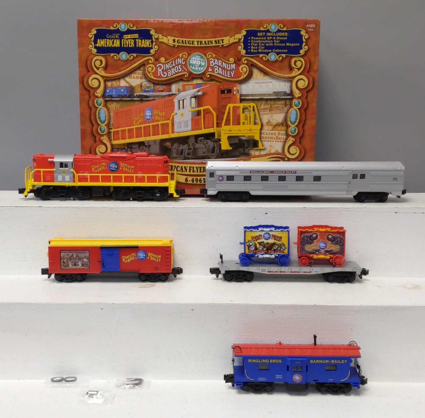 American Flyer 6-49626 Ringling Bros. Circus S Gauge Diesel Train Set