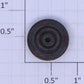 Lionel 671-127 9/16" Flanged Plain Pilot Truck Wheel