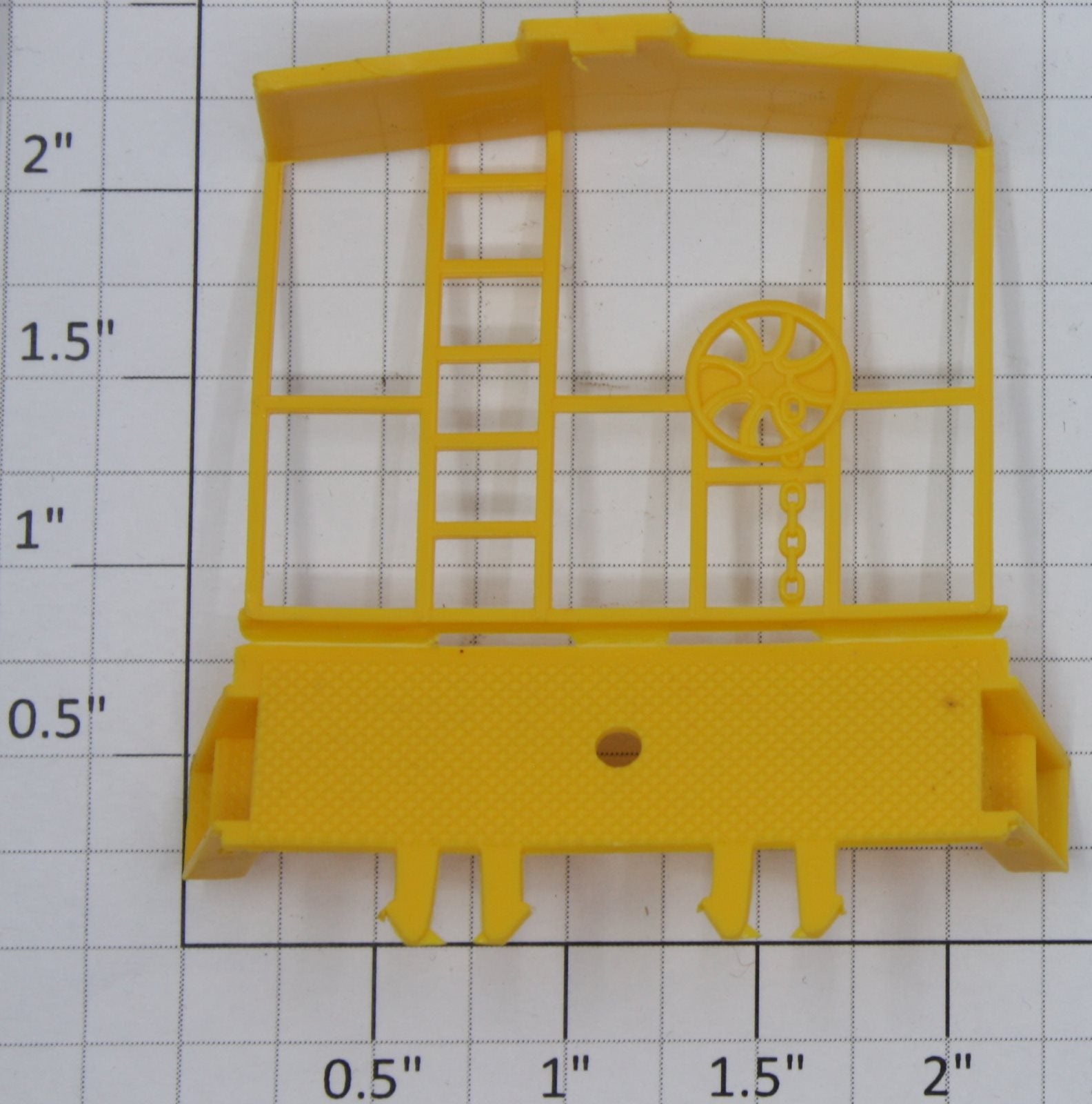 Lionel 16566-25 Yellow Caboose End Platform with Brake Wheel