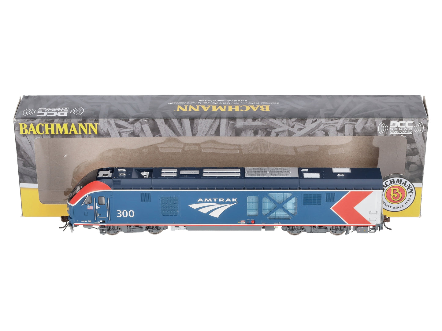 Bachmann 68301 HO Amtrak Siemens ALC-42 Charger Electric Engine #300 w DCC/Sound
