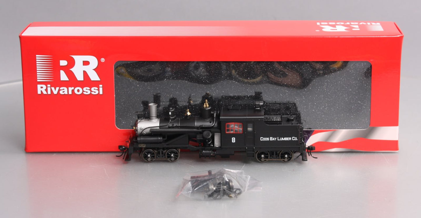 Rivarossi HR2947S HO Coos Bay Lumber Co. Heisler Steam Loco w/DCC Sound #8