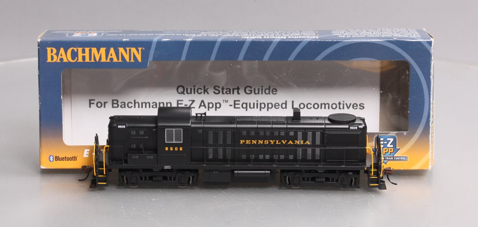 Bachmann 68601 HO Pennsylvania ALCO RS-3 E-Z App Wireless Diesel Loco #8605