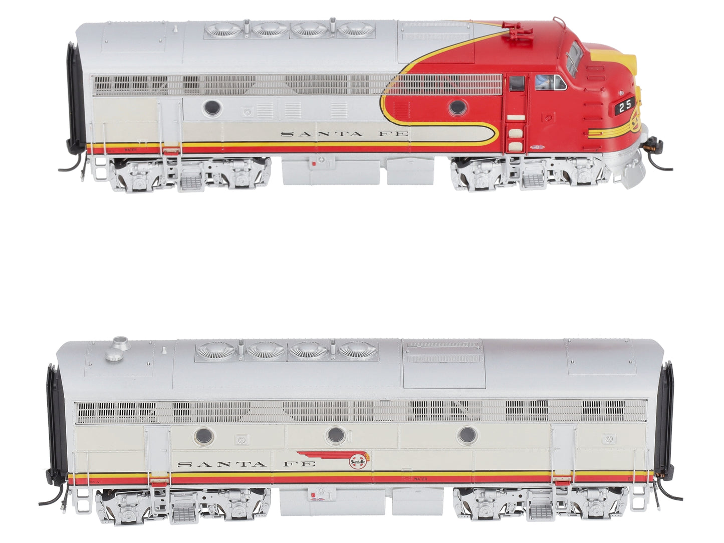 Broadway Limited 8160 HO SF 1960s F3 A/B Diesel Loco w/Sound & DCC (Set of 2)