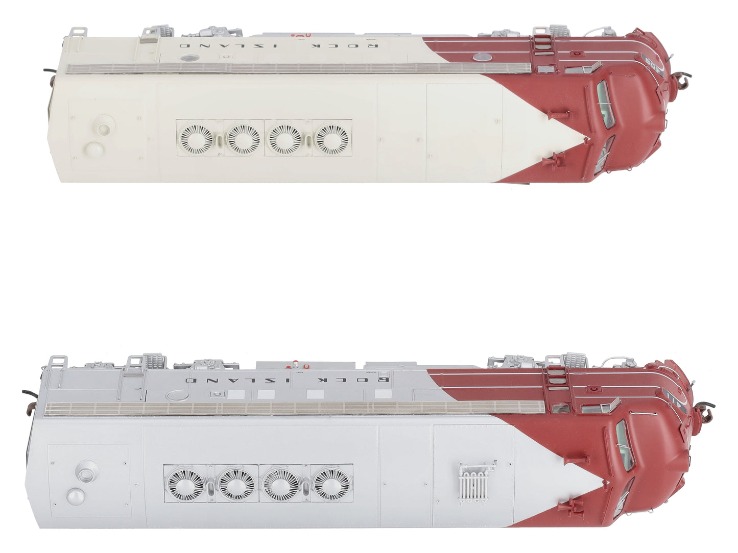 Athearn G19312 HO Rock Island FP7A/FP7A Diesel Locomotive #409/#411