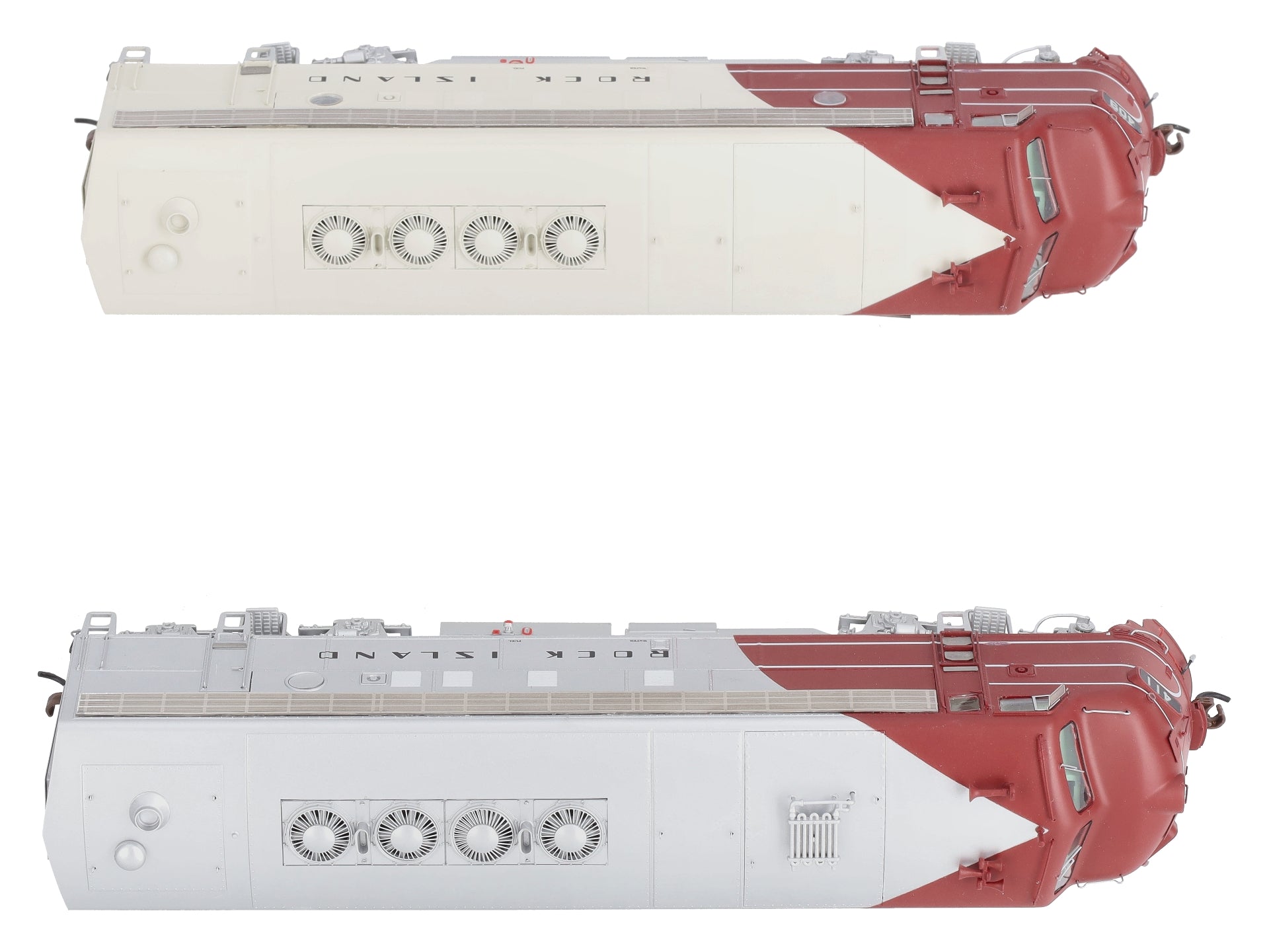 Athearn G19312 HO Rock Island FP7A/FP7A Diesel Locomotive #409/#411