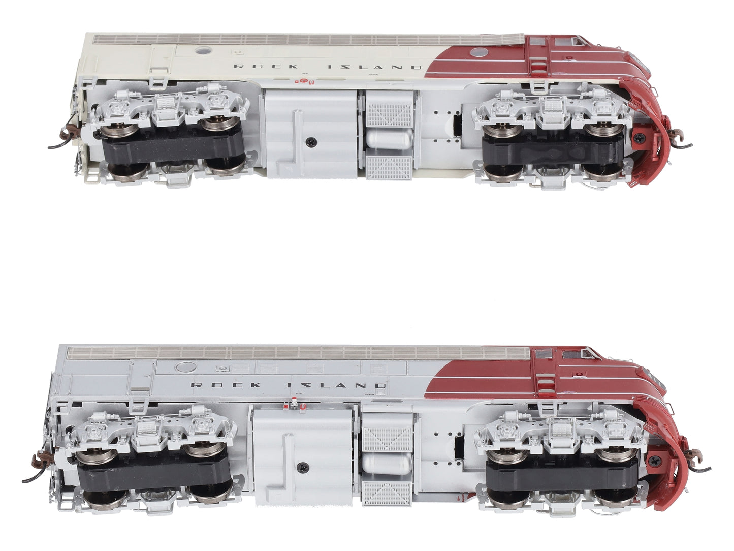 Athearn G19312 HO Rock Island FP7A/FP7A Diesel Locomotive #409/#411