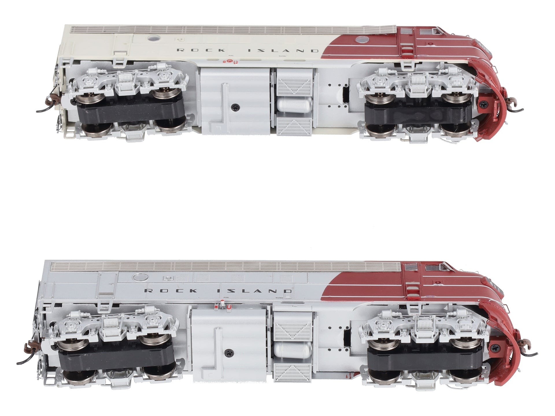 Athearn G19312 HO Rock Island FP7A/FP7A Diesel Locomotive #409/#411