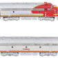 Broadway Limited 8190 HO ATSF EMD F7 A/B Diesel Locomotive P4 Sound/DC/DCC #328L