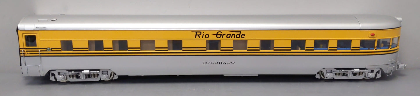 USA Trains R31130 G D&RGW Ski Train "Colorado" Corrugated Aluminum Observation