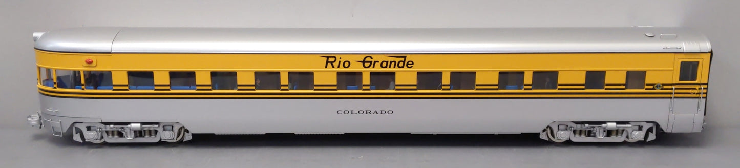 USA Trains R31130 G D&RGW Ski Train "Colorado" Corrugated Aluminum Observation